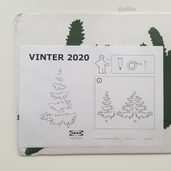 IKEA VINTER 2020 Wall decoration, green - Picture 8 of 13